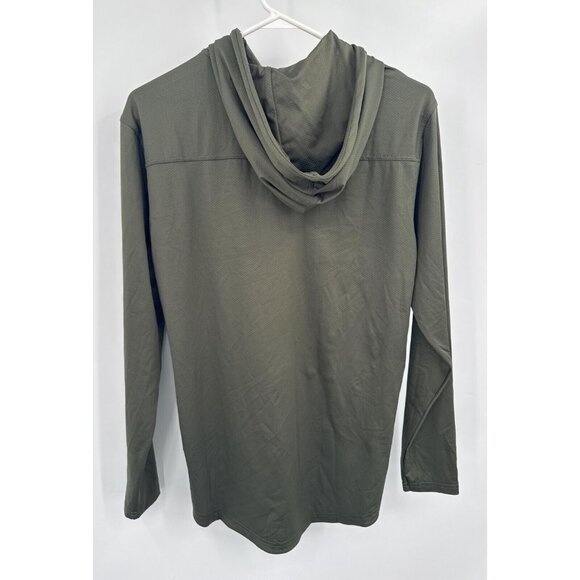 BYLT The Circuit Lightweight Hoodie Henley Snap Button Performance Pullover Sz S - Picture 4 of 5